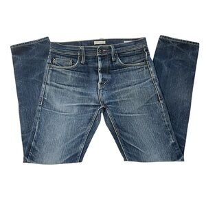The Unbranded Brand UB269 18oz Indigo Slub Selvedge Jeans - Tapered Fit -Size 32